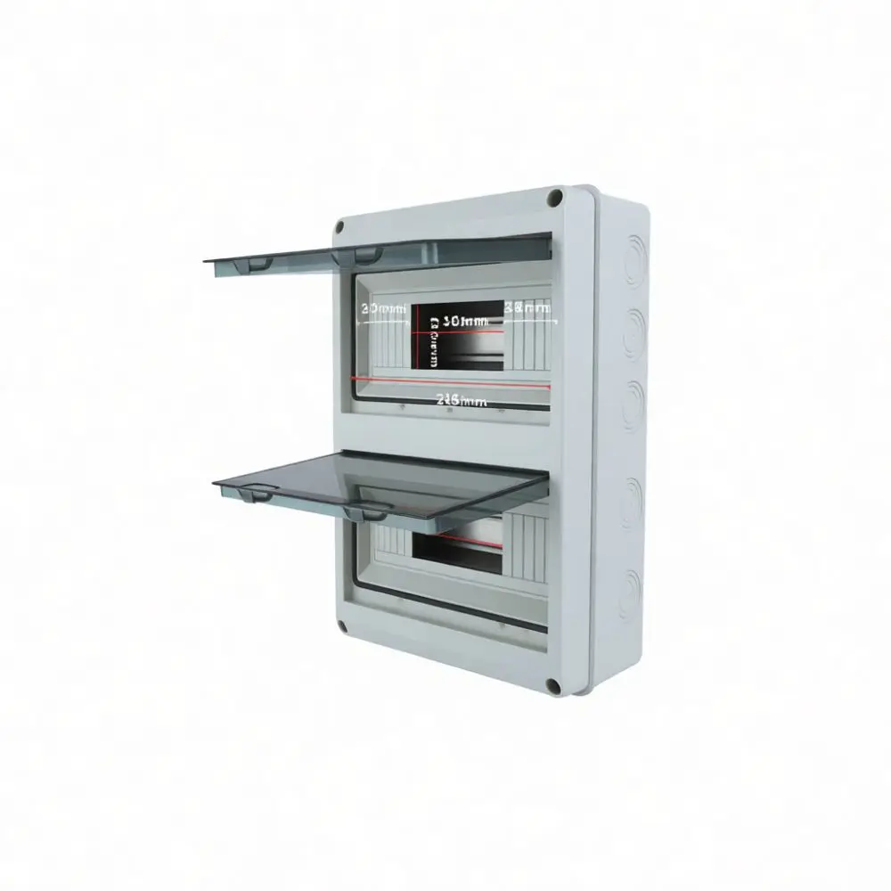 Weatherproof Outdoor Electrical Box IP65 Rated Distribution Panel Cover For ZWKT Plastic Circuit Breaker Protective Housing Case