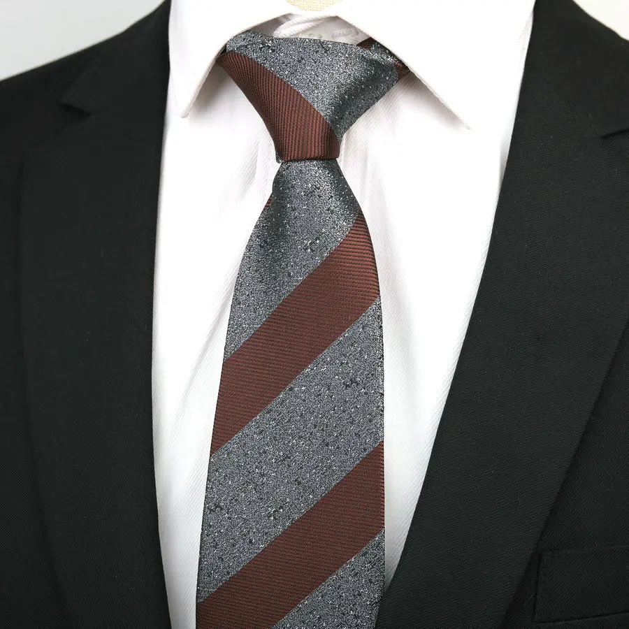 Cravate homme formel affaires à la mode marié mariage costume professionnel chemise cajou rouge noir