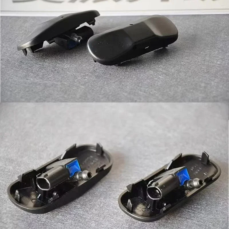1 Pair Front Windscreen Washer Spray glass water nozzle Jet Heated For Audi A3 A4 A5 A6 A7 A8 Q3 Q5 Q7