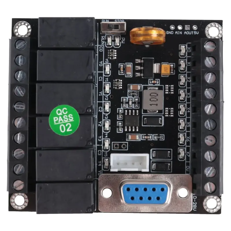 GTBL PLC Industrial Control Board FX1N-14MR Relay Module Editable Controller