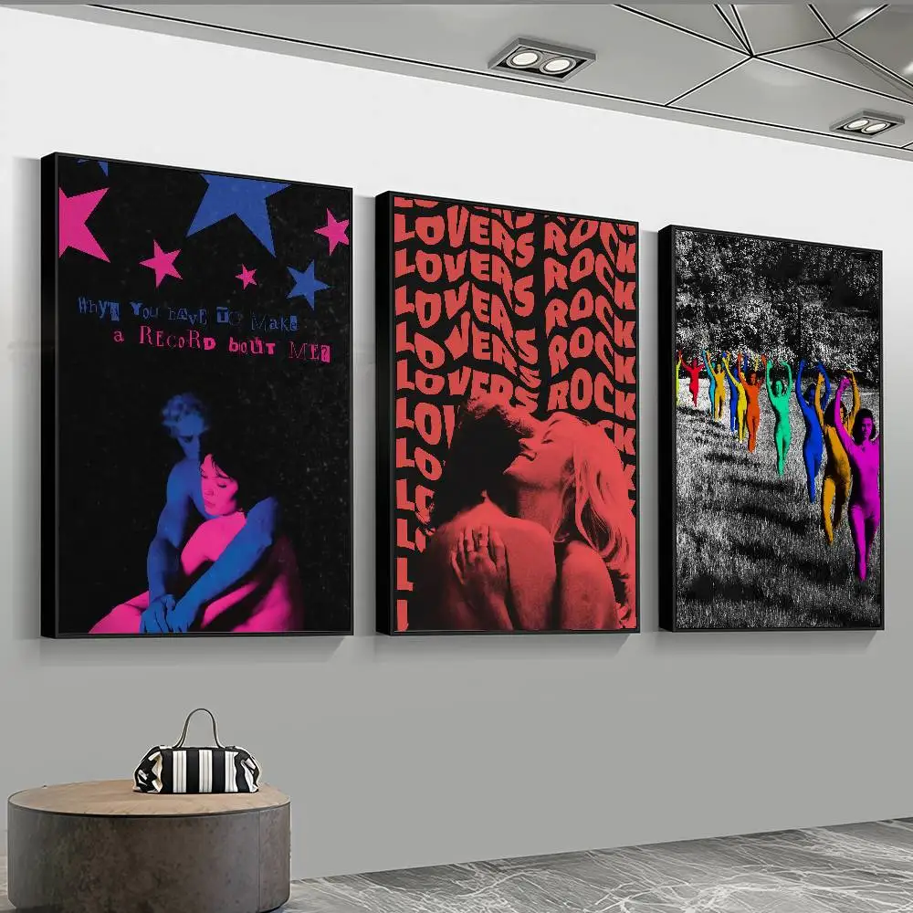T-TV Girl Who Really Cares album  high-definition poster sticker, sprucing up home and room walls, available in diverse styles.