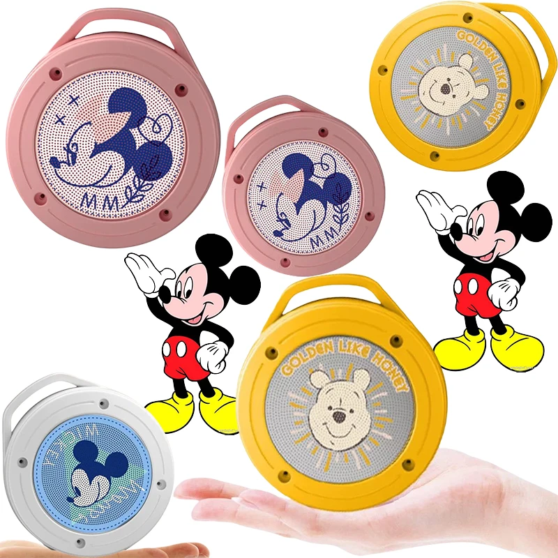 

Disney Minnie Children's Bedroom Wireless Bluetooth Speaker Ornament Anime Characters Mini Portable Charging Phone Mini Speaker