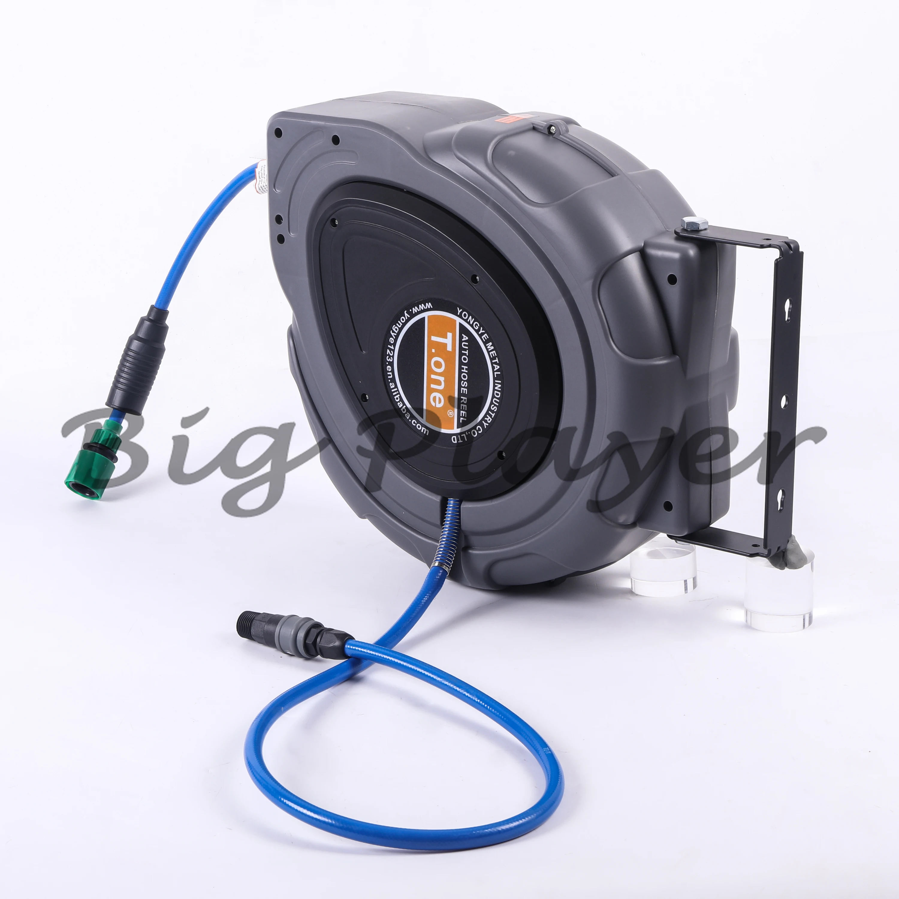 Garden Combination Water Hose Reel Plastic Car Wash Air Hose Reel Set