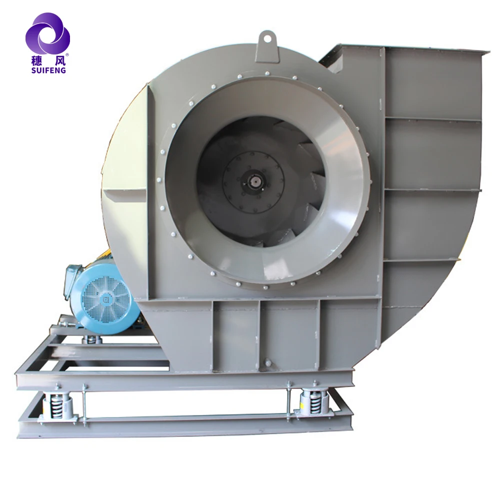High Pressure 9-19/26 Centrifugal Boiler Supply Fan With Large Direct Drive Motor OEM Customizable Options