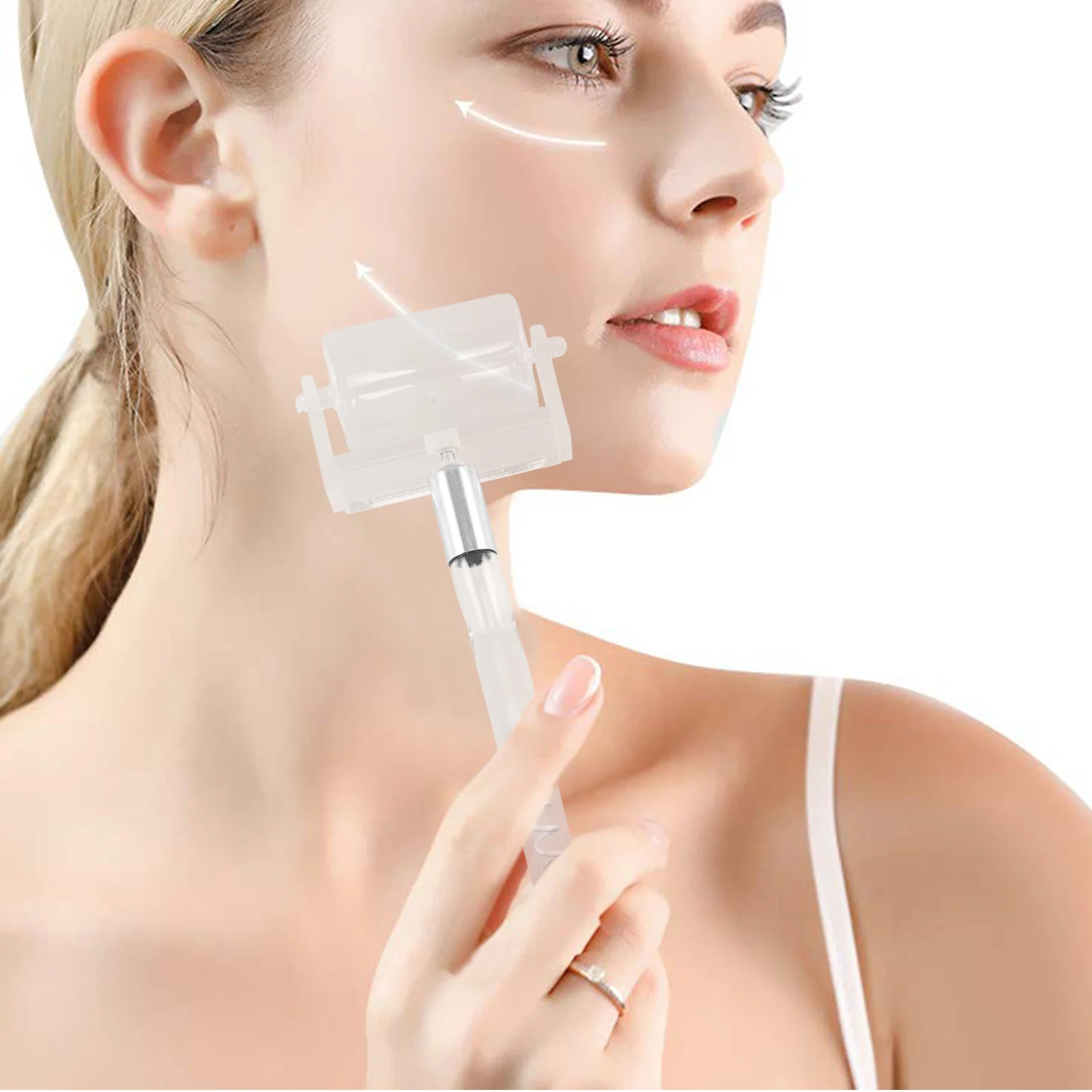 Vervanging Glazen Roller Voor Frequentie Gezichtsapparaat Wand Attachment Schoonheid Machine Onderdelen Handheld Roller Huidverzorging Tool