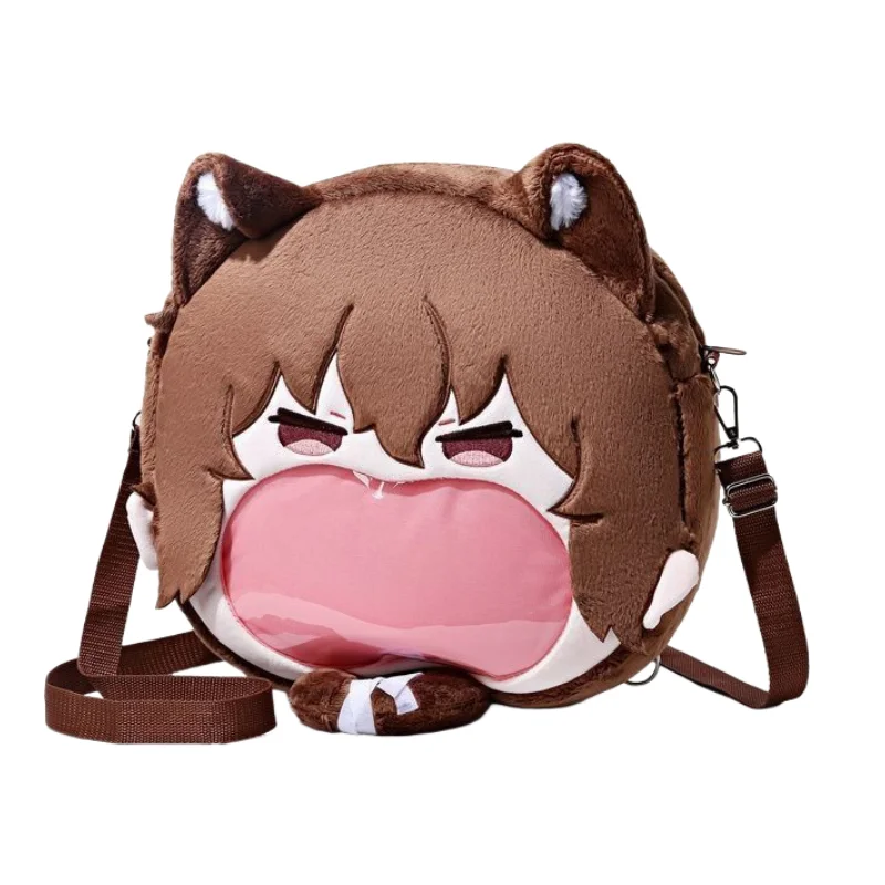 حقيبة ظهر جديدة من Bungo Stray Dogs dazai osamu كرتونية إبداعية لطيفة ورسوم متحركة شخصية محيطة على حقيبة مدرسية kawaii هدية العيد