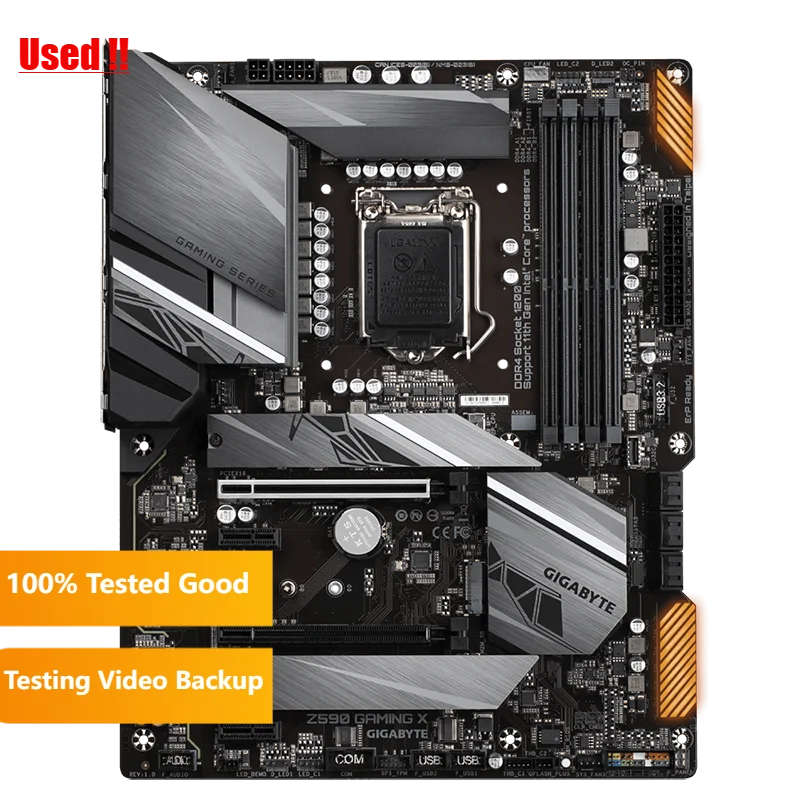 GIGABYTE Z590 Gaming X LGA1200 With  Intel 10th and 11th Gen ATX Motherboard