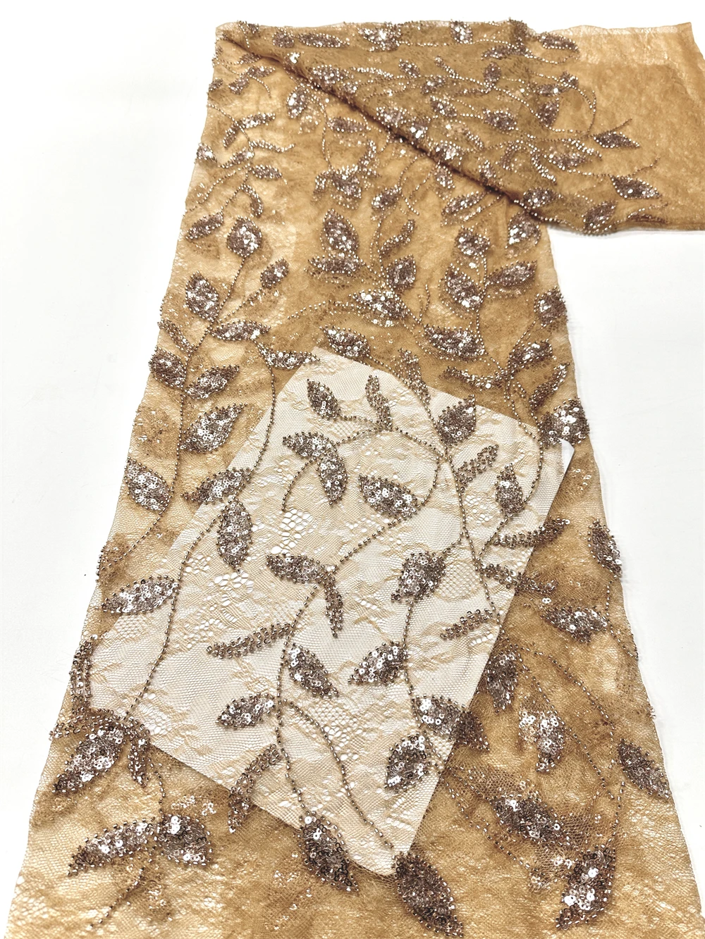 Tecido de renda de tule africano 5 jardas 2026 alta qualidade lantejoulas nigerianas tecido de renda de tule para costurar vestido de casamento feminino pano diy costurar