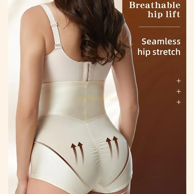 31BF Women High Waist Tummy Control Shapewear Panties Hooks Corset Body Shaper Briefs