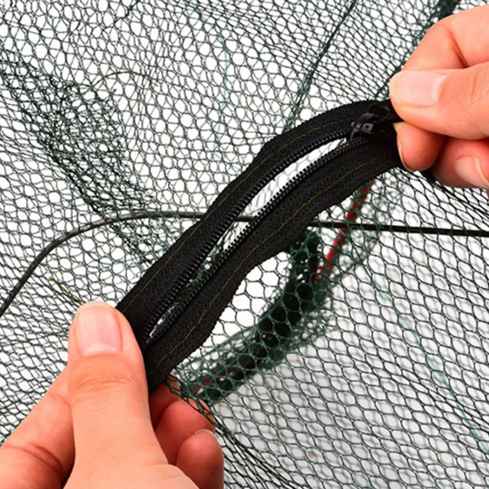 

2Pcs Versatile Portable Crab Net For Fishing Reusable Lobster Trap Collapsible Crawfish Catching Gear Strong Durable Net