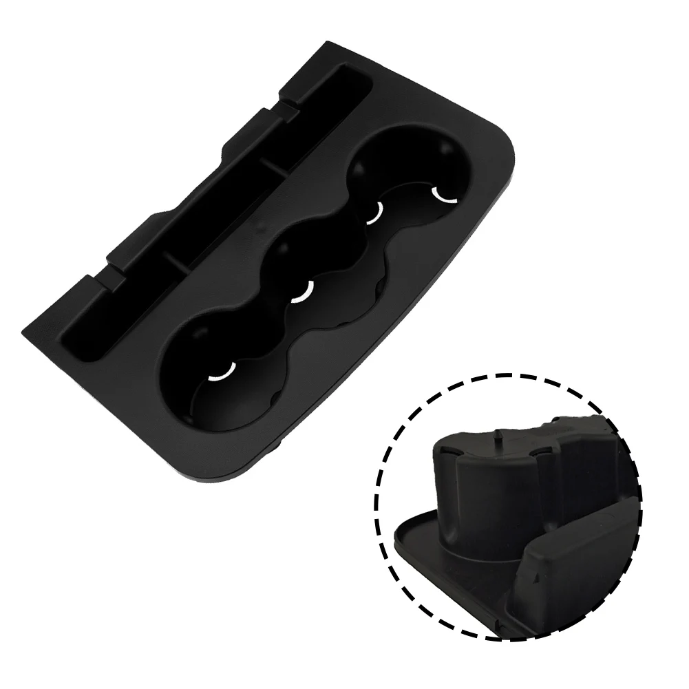 

Console Insert Cup Holder Liner For Pickup Trucks As Shown Plastic Construction Single Piece For Silverado 1500 2014-2018