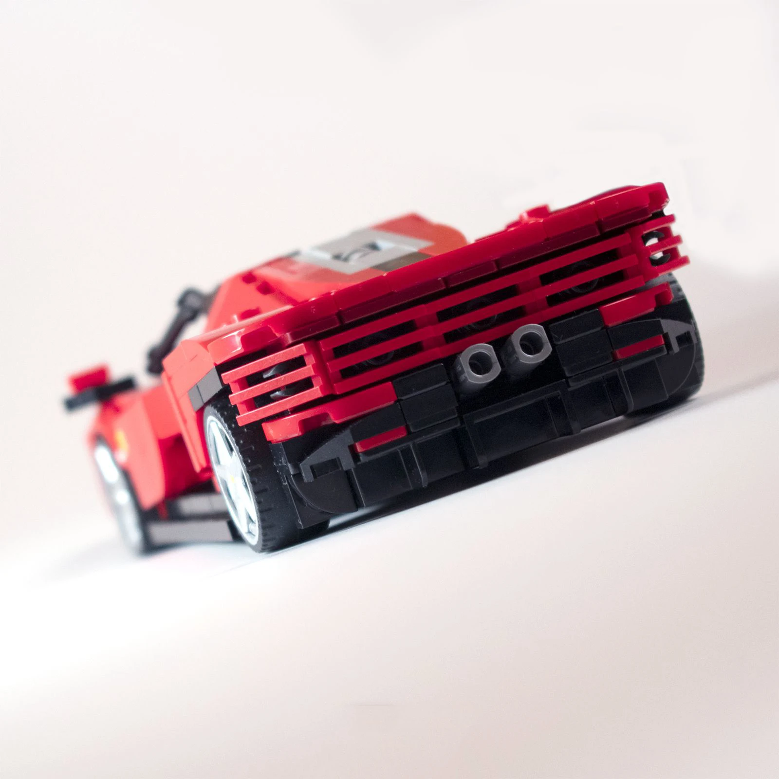 PolaDeer 459-teiliger MOC Sportwagen Daytona SP3 - Roter Champion-Rennwagen Bausteine Spielzeug Montagemodell Bausteine Kindergeburtstagsgeschenk – Detail 2