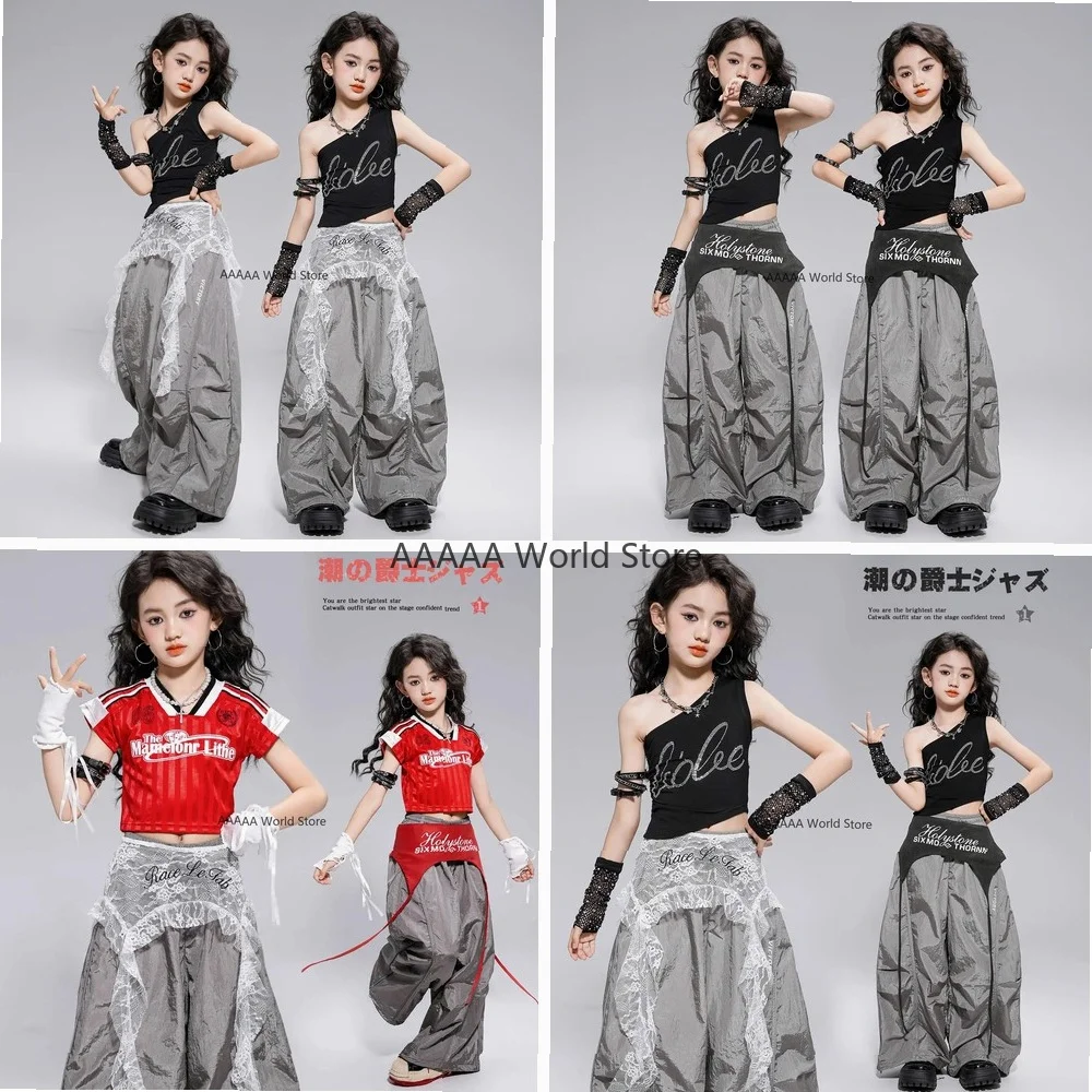 costume-de-danse-kpop-pour-filles-tenue-de-jazz-hip-hop-haut-noir-et-pantalon-pour-l'ete-vetements-de-performance-de-rue