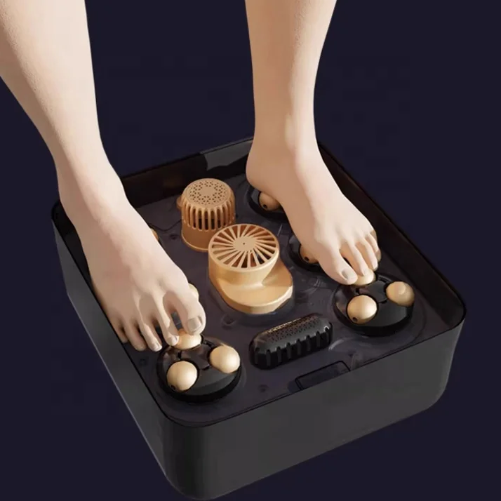 Smart Electric Foot Spa Massager with Heating and Vibration Remote Control Digital Display for Foot Relaxation