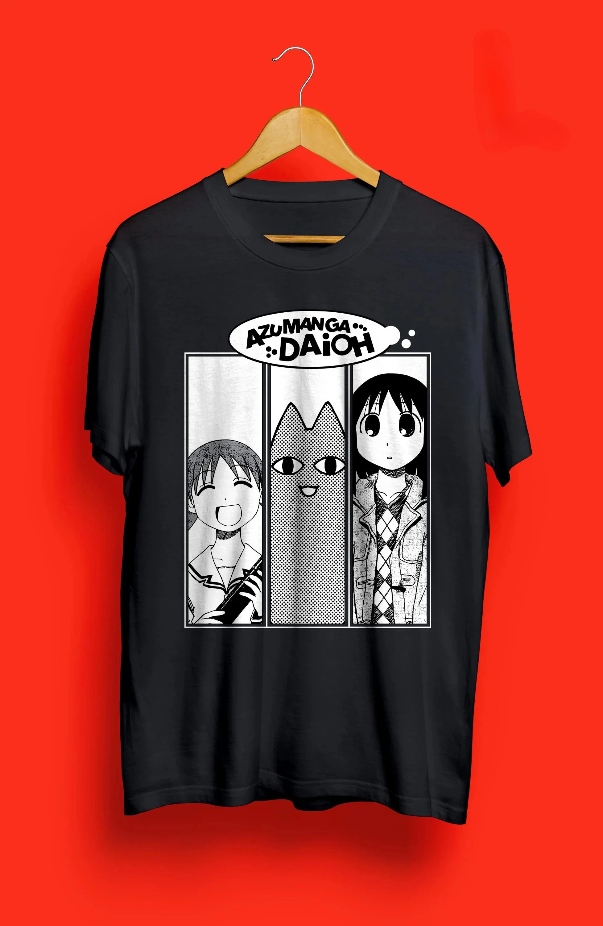 

Футболка Azumanga Daioh, модная мужская/женская футболка в стиле Харадзюку, милая футболка с цитатой для девочек в стиле аниме, унисекс, винтажные эстетические повседневные хлопковые футболки