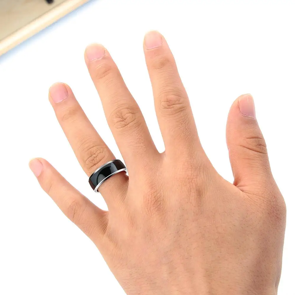 Fashion Android Phone Equipment Multifunctional Intelligent Wearable Connect Smart NFC Finger Ring Waterproof Technology NEW