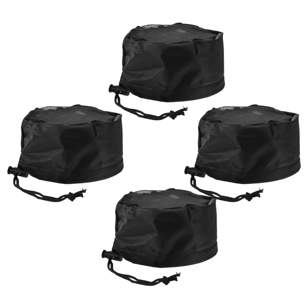 

4pcs Ventilation Dustproof Covers for Grow Tents Plant Exhaust Flat Mesh Filter Duct Fan Accessories Mount Breathable Material