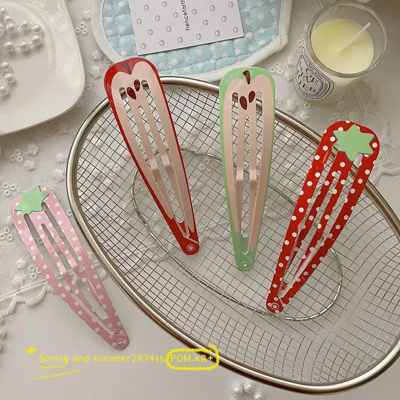 New 15cm Giant Large Size Colorful Cute Fruit Series Strawberry Orange Extra Large Hair Clips Fun Hair Accessories〔Funny〕