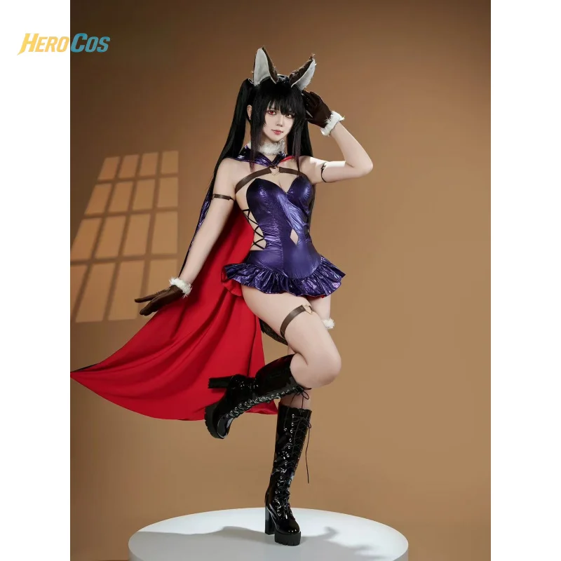 

DATE A LIVE Tokisaki Kurumi Cosplay Costume Bunny Girl Jumpsuit Anime Party Uniform Hallowen Play Role Clothes HERO Cos