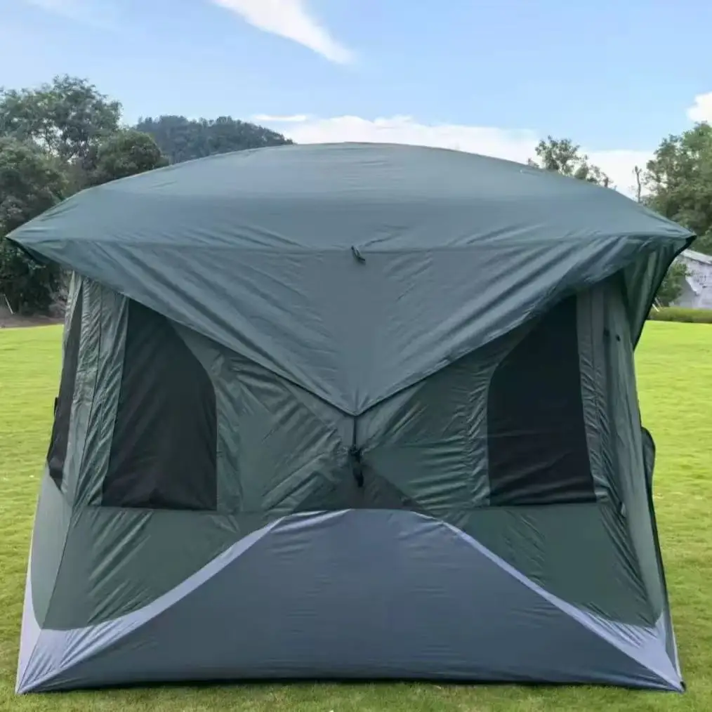 y T4 Hub Tent, Easy 90 Second Set-Up, UV Resistant, Removable Floor, 4-Person,  240*240*200cm
