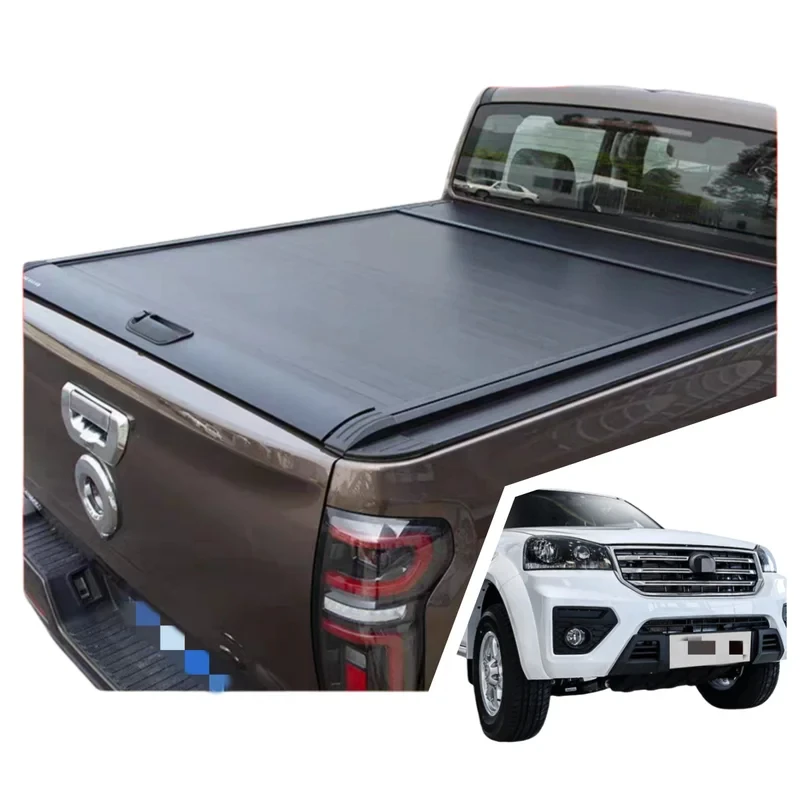 Waterproof Aluminum Alloy Retractable Truck Bed Tonneau Cover Compatible with Great Wall Fengjun Pickup