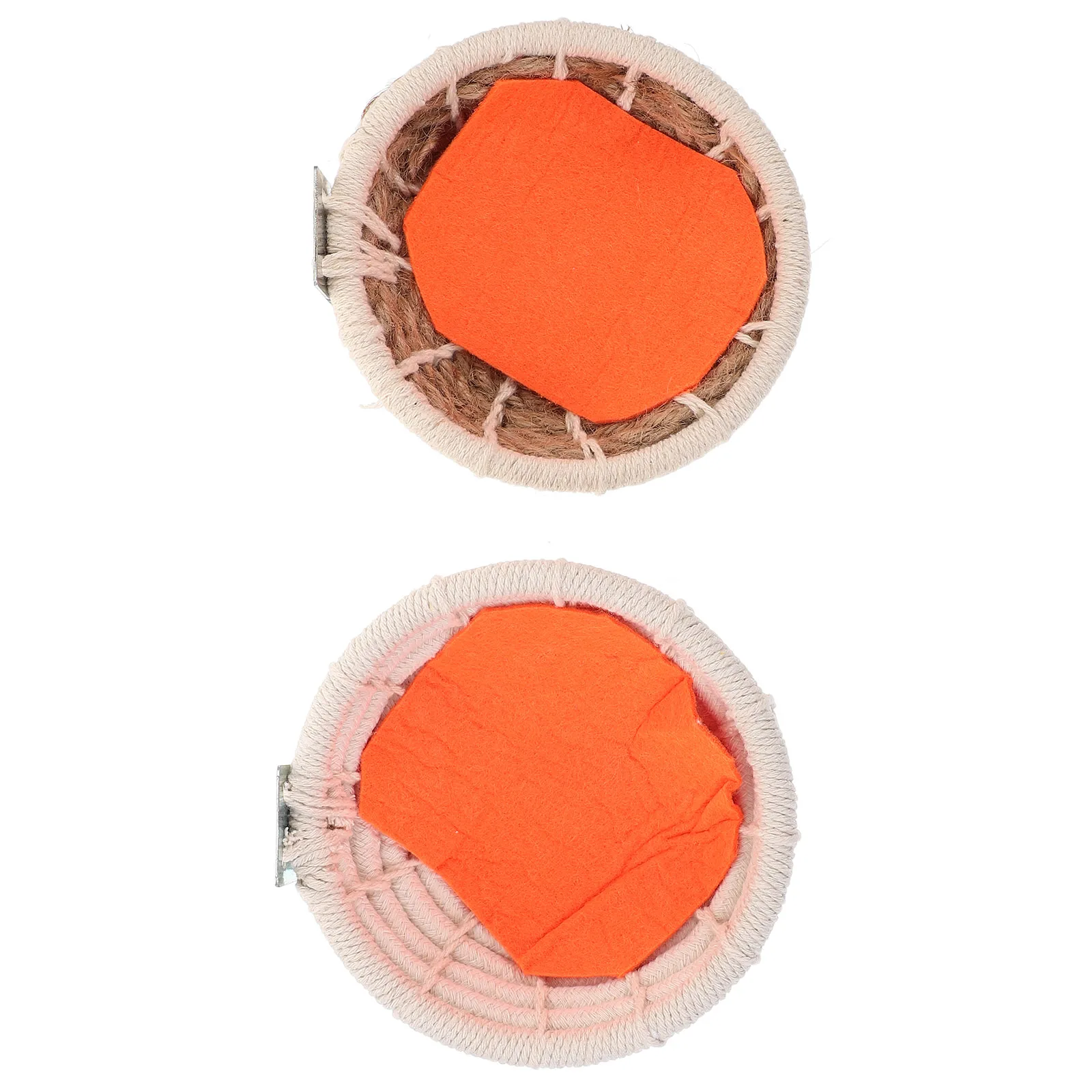 

Comfortable Handmade Bird Nest Hut Large Cotton Rope Bird Breeding Nest Cage Bed 2pcs