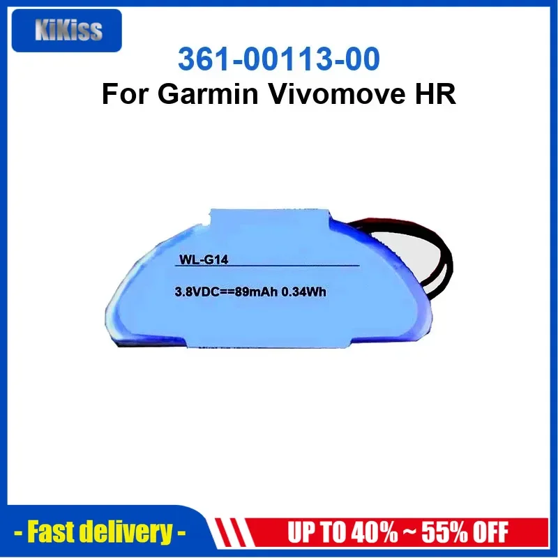 

89mAh 361-00113-00 Smartwatch Battery For Garmin Vivomove HR High Quality