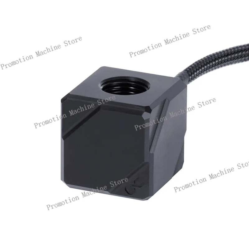 

Датчик температуры воды квадратный ацетат, простая кубическая форма, изготовленный на заказ аксессуар для цепи водяного охлаждения, 2 контакта