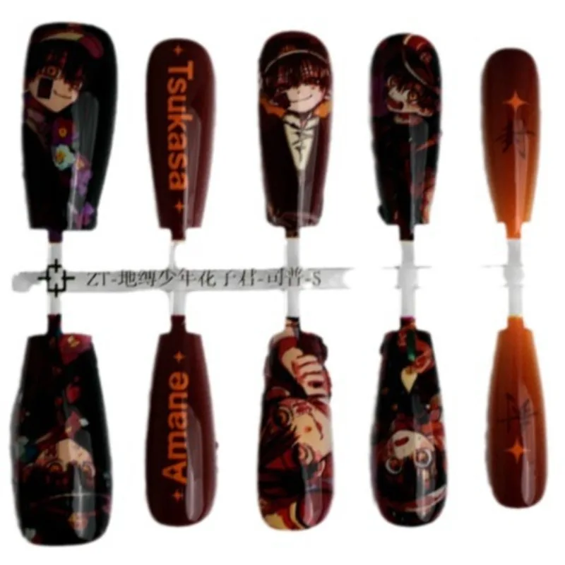 40PCS Yashiro Nene Minamoto Kou Mitsuba Cutting Edge Coveted Whimsical Anime Themed Versatile Luminous Sensational Manicure