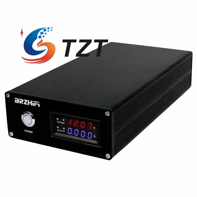 

TZT BRZHIFI Линейный источник питания постоянного тока мощностью 120 Вт Регулируемый источник питания (вход переменного тока 110 В/переменного тока, выход 12 В постоянного тока с дисплеем)