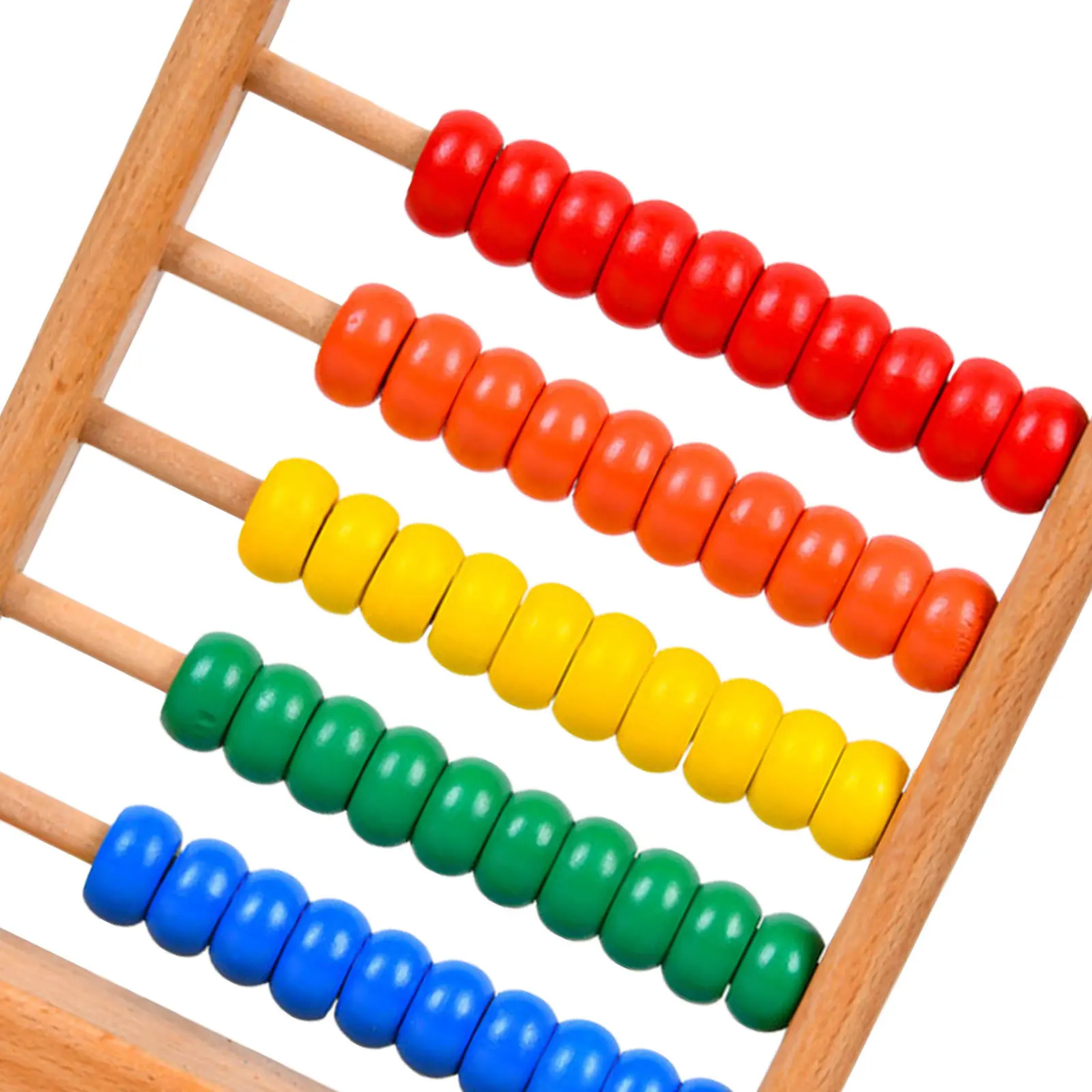 1 шт., детские деревянные счеты, инструмент для обучения математике, счетные бусины, обучающие арифметические детские развивающие обучающие счеты