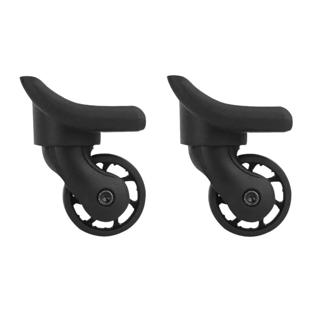 2 szt. Obrotowe o 360 stopni, ciche kółka do walizki, wymienne, wytrzymałe, odporne na zużycie, trwałe kółka obrotowe do torby podróżnej