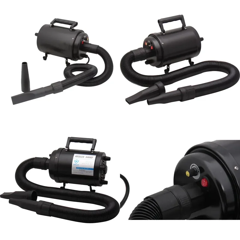 Portable Cyclone Super Single Motor Pet Dryer with Heating and Variable Speed for Dog Grooming, Special Offer