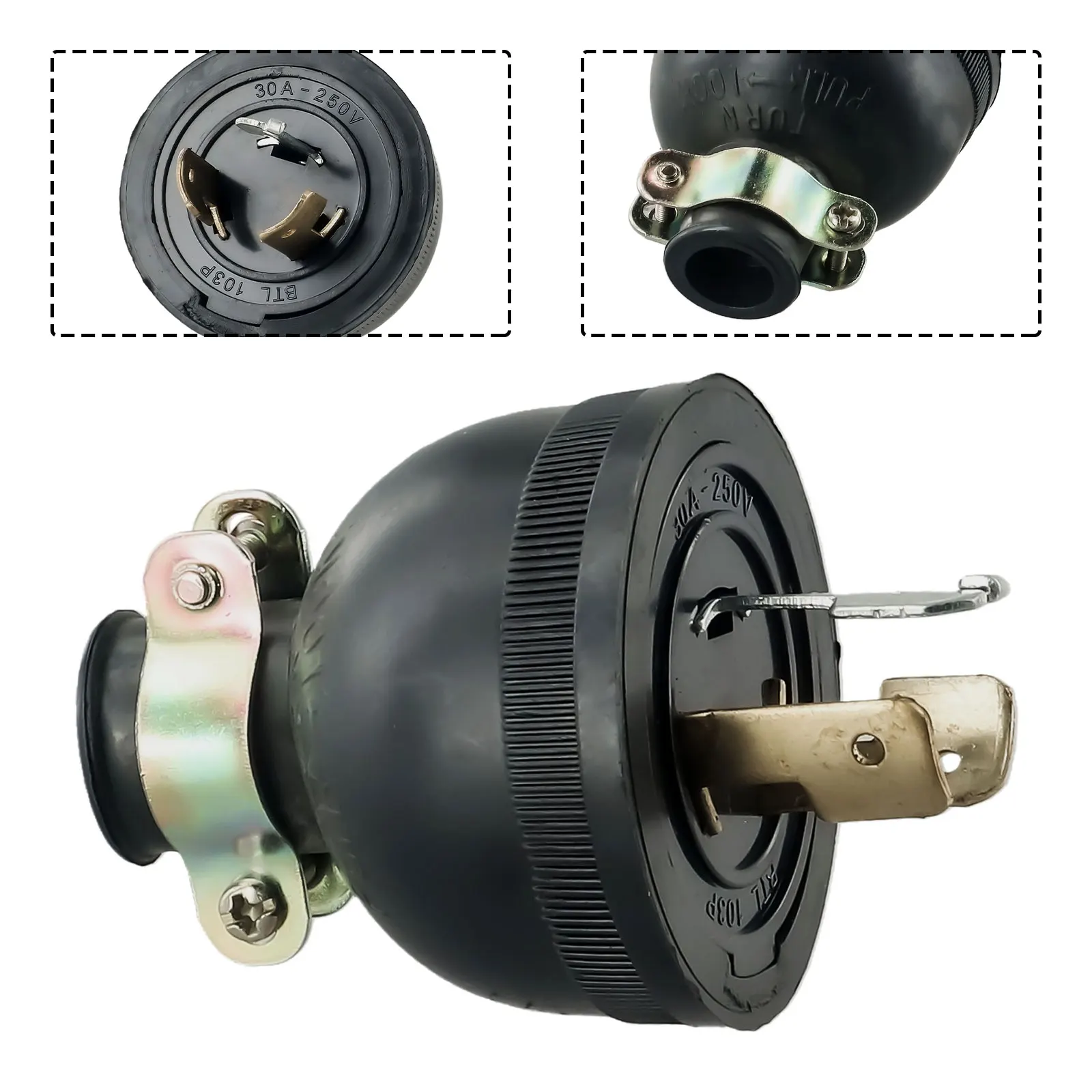 

2KW Generator Connector 3 Pin Locking Design for 168F/170F Generators Compatible with RVs and Welding Equipment