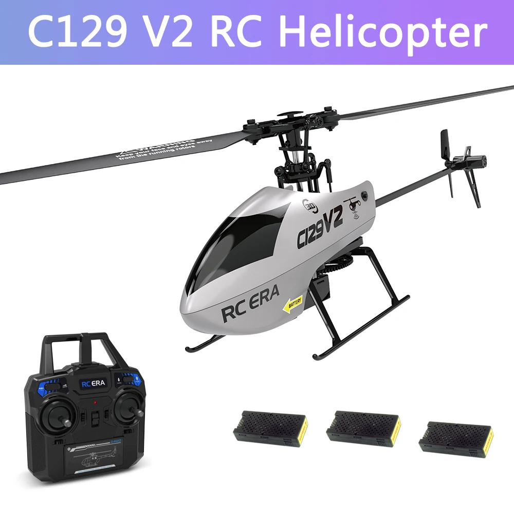 C129 V2 RC elicottero 6 canali telecomando elicottero ricarica giocattolo Drone modello UAV Outdoor Aircraft RC Toy