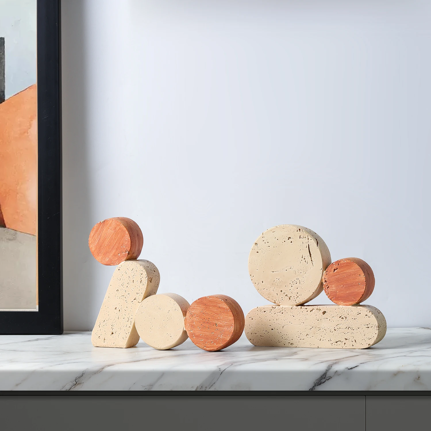 مساند كتب من الراتنج على شكل أ - مراجعة Home Decor Dopamine وسعره