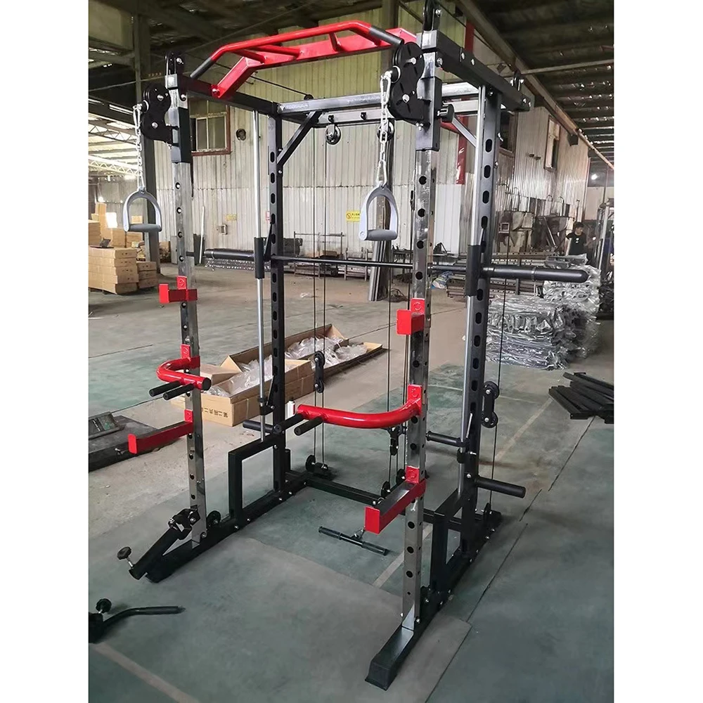 Smith Machine for Whole Body Muscle Exercise, Multi-Functional Gym, Comprehensive Training, Fitness Equipment