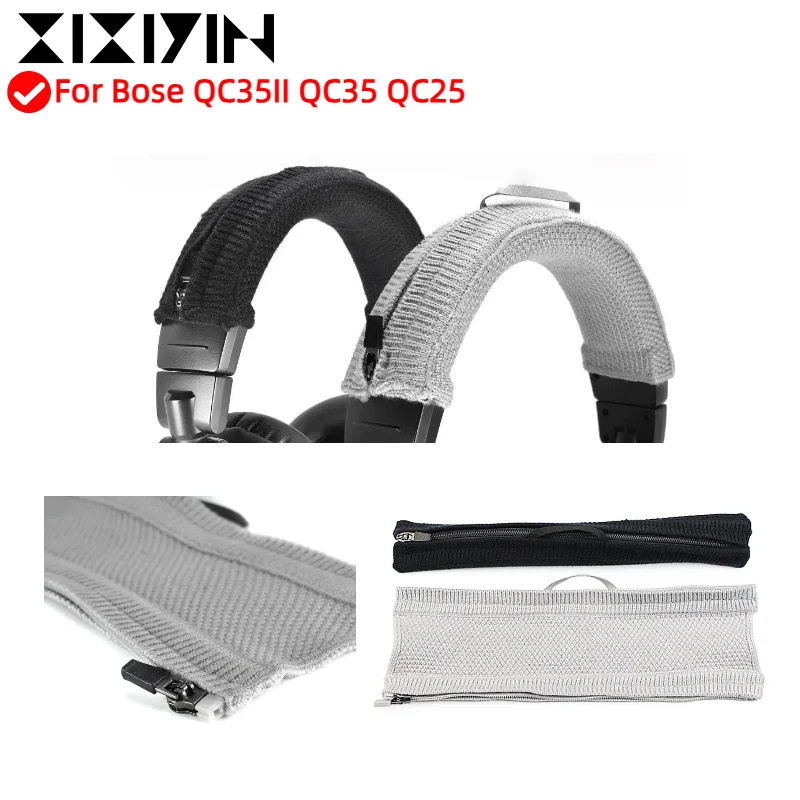 

XIXIYIN For Bose QC35II QC35 QC25 Headphone Zipper Headband Protector headphone knit Accessories Anti-collision And Anti-touch