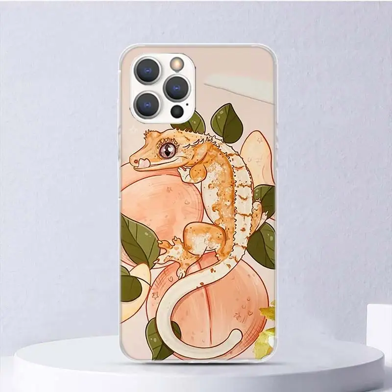 Lizards Geckos Soft Case For iPhone 16 17 Air 16E 15 Plus 11 12 13 Mini 14 Pro Max Phone Cover Apple 7 8 SE Coque Funda 16 17 Ai view 4