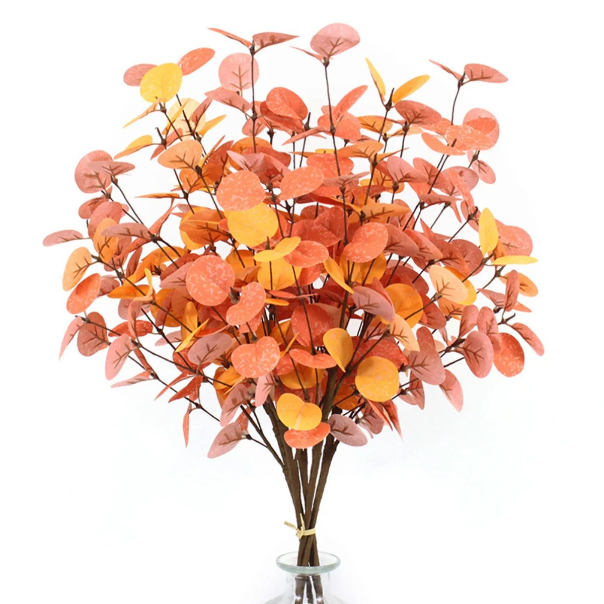 

Artificial Eucalyptus Leaves Fall Flowers Leaf Greenery Stems Autumn Decorations for Home Wedding Centerpieces Thanksgiving