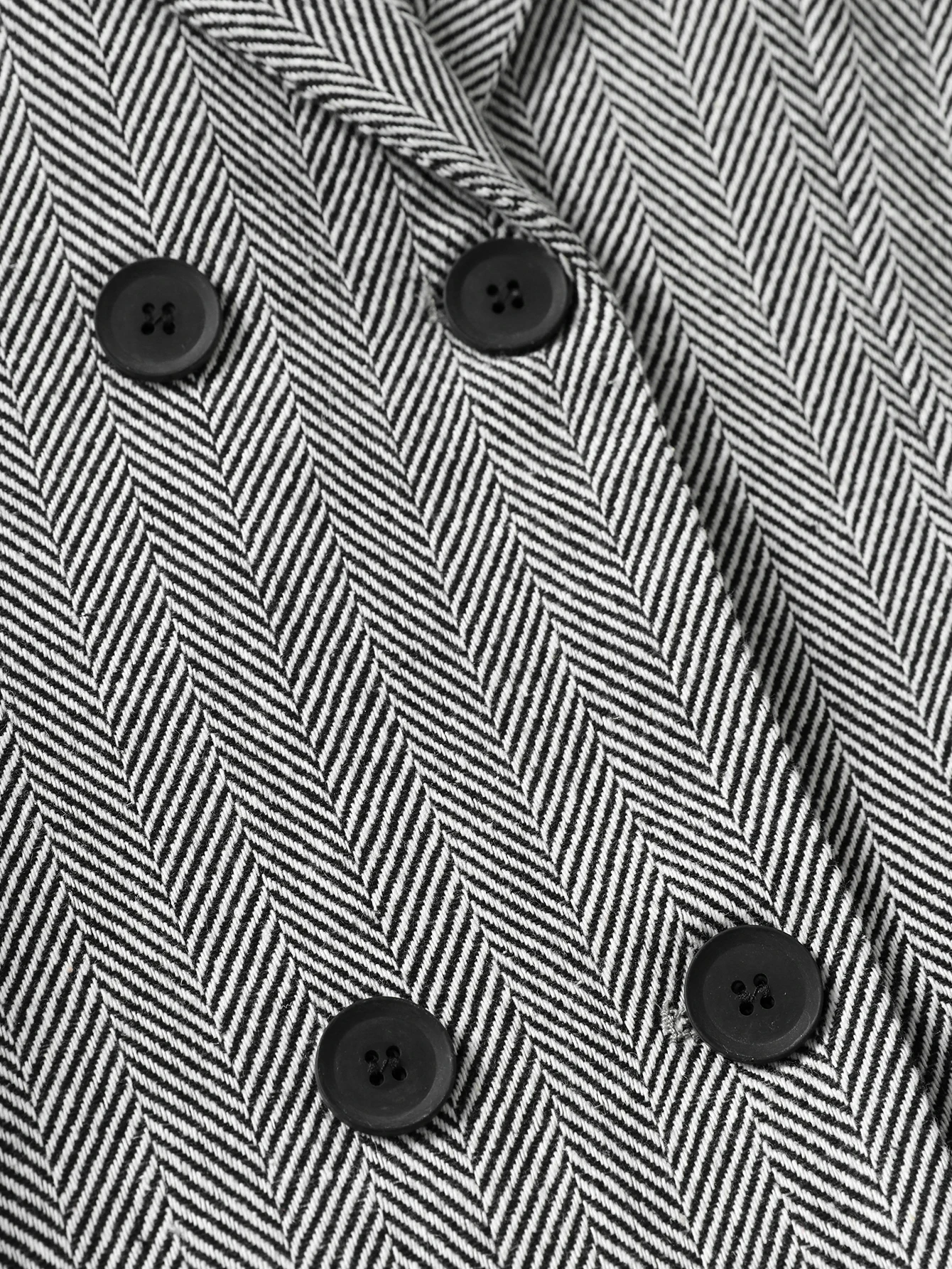 سترة نسائية كلاسيكية متعرجة مزدوجة الصدر، صدرية طويلة بدون أكمام مع طية صدر مدببة، سترة بدلة عمل مكتبية أنيقة #4