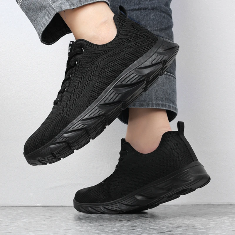 YRZL Leichte Laufschuhe, atmungsaktiv, rutschfest, für Herren, bequeme Turnschuhe, Outdoor-Sport, weich, verschleißfest – Detail 24
