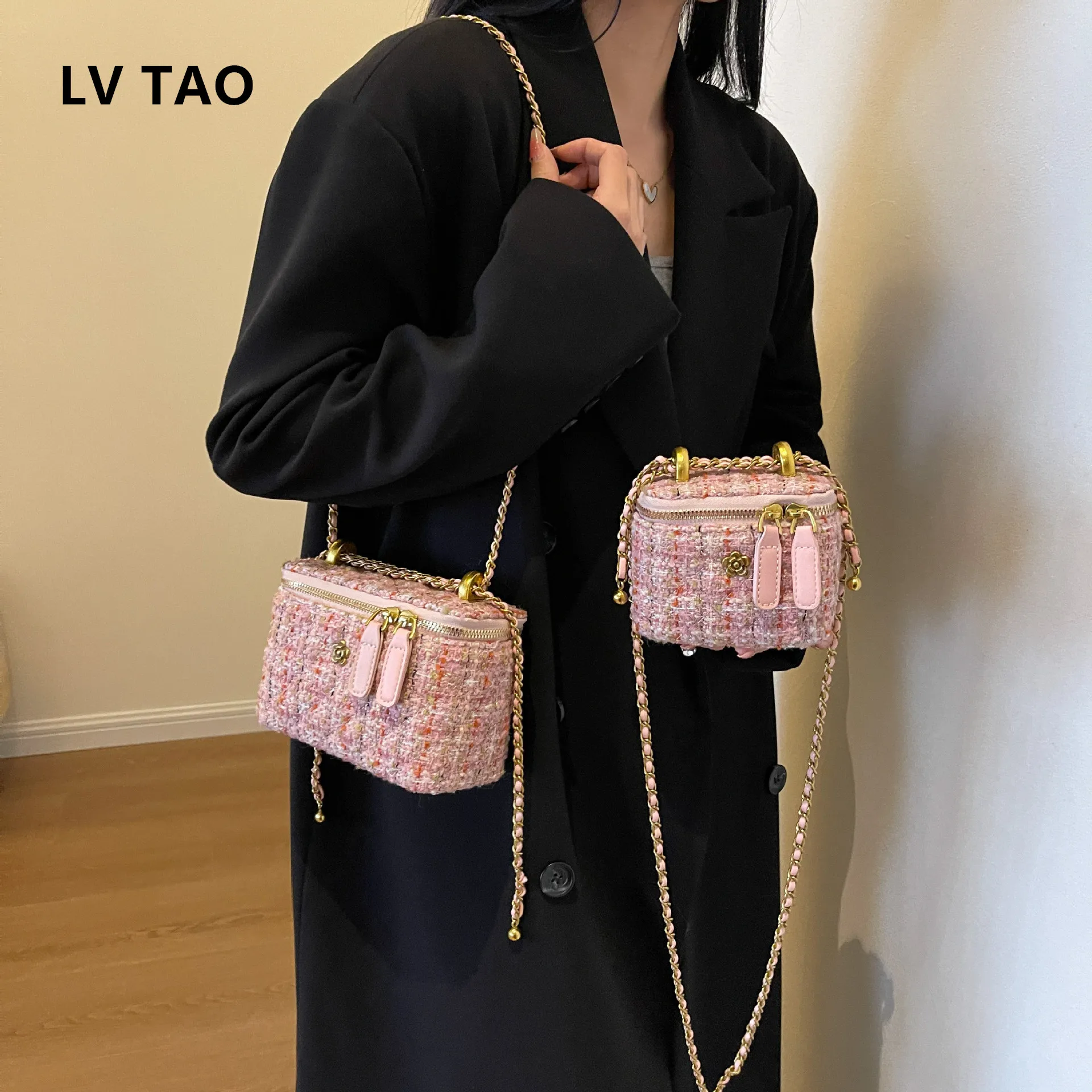 Women Trendy New Fashion Quilted Chain Luxury Crossbody Bags Brand Designer Handbags and Purses Small Shoulder Bag