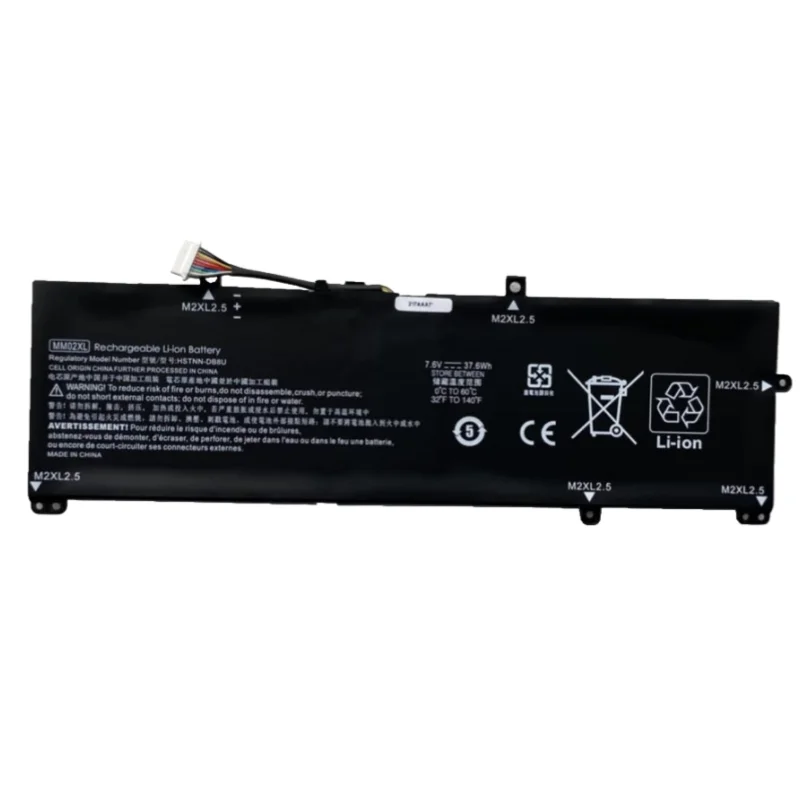 7.6V 37.6Wh New MM02XL Laptop Battery Lithium For HP Pavilion 13-AN HSTNN-IB8Q HSTNN-DB8U L27868-2D1 L27868-1C1 L28076-005