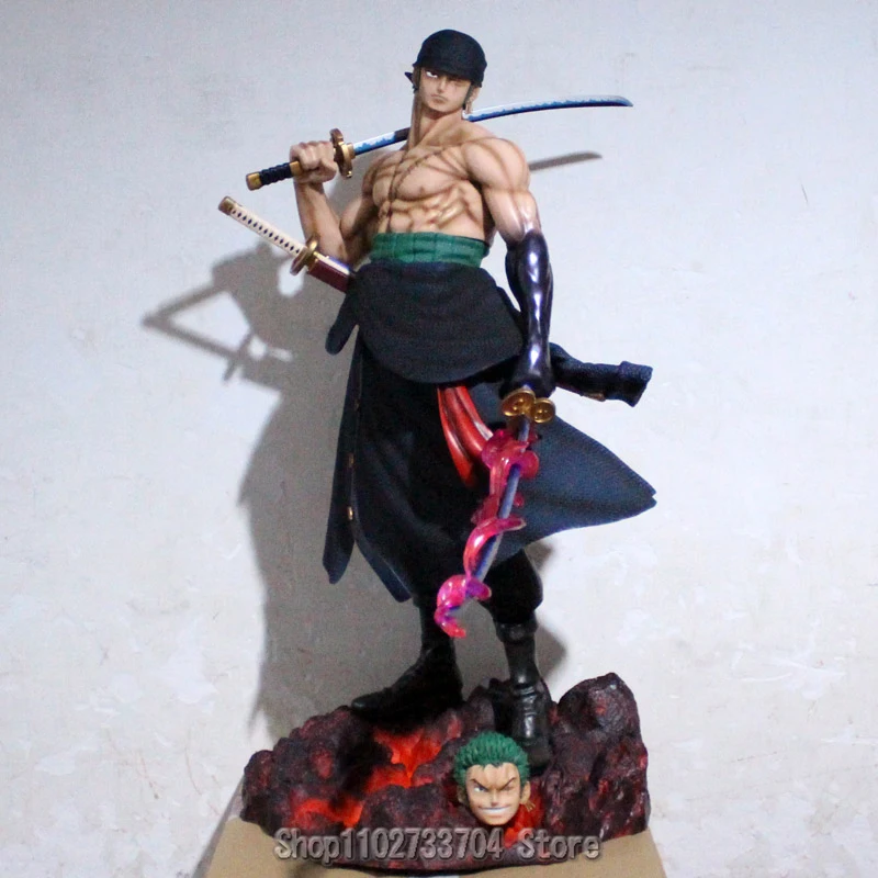 75cm One Piece Zoro Figures GK Roronoa Zoro Action Figures PVC Anime Statue Model Collection Toys Desktop Decoration Doll Gifts