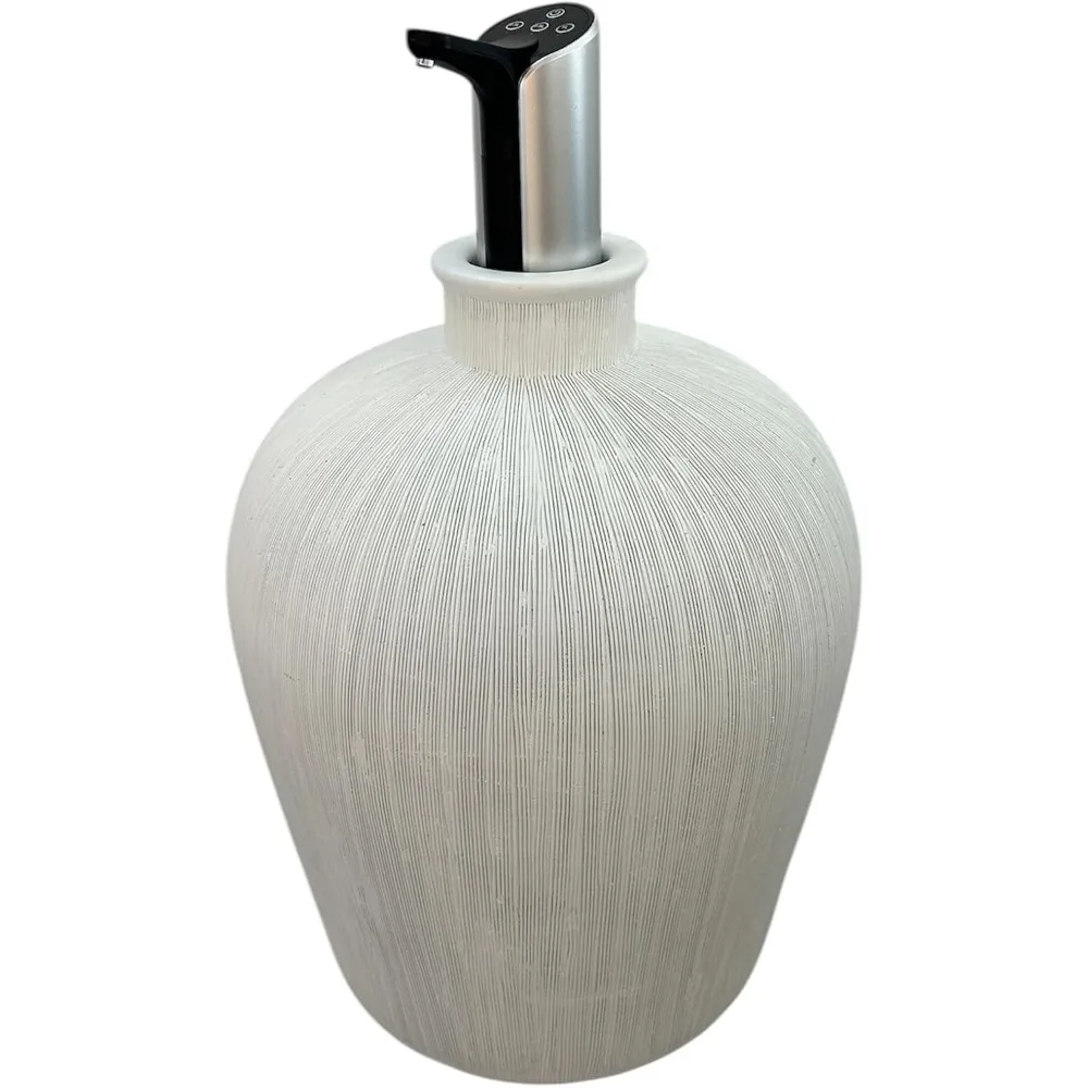 غطاء إبريق متوافق مع مضخة المياه الكهربائية البيضاء - يعمل بمنفذ USB، بدون مضخة، غطاء ديكور يدوم طويلاً