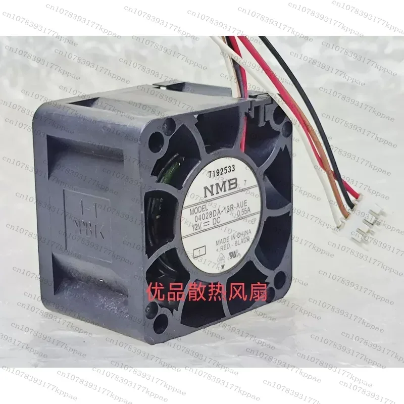 1PCS for 04028DA-12R-AUE for NMB 4028 DC 12V 0.55A 4cm Server Cooling Fan