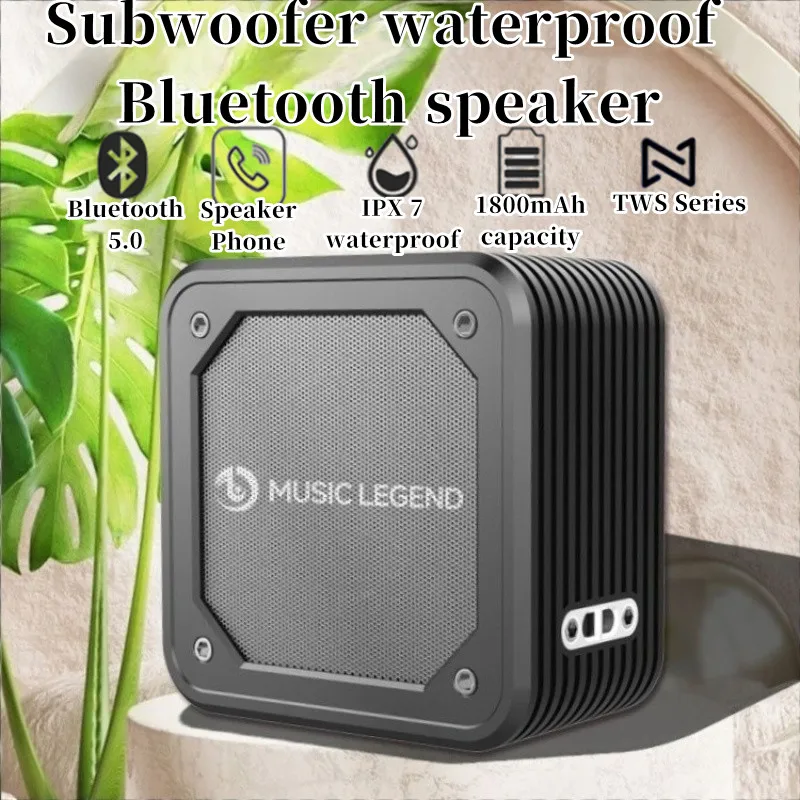 

Outdoor Waterproof IPX6 Heavy Bass Karaok Sound Box Wireless Portable Music Center Subwoofer TWS Caixa De Som Bluetooth Speaker