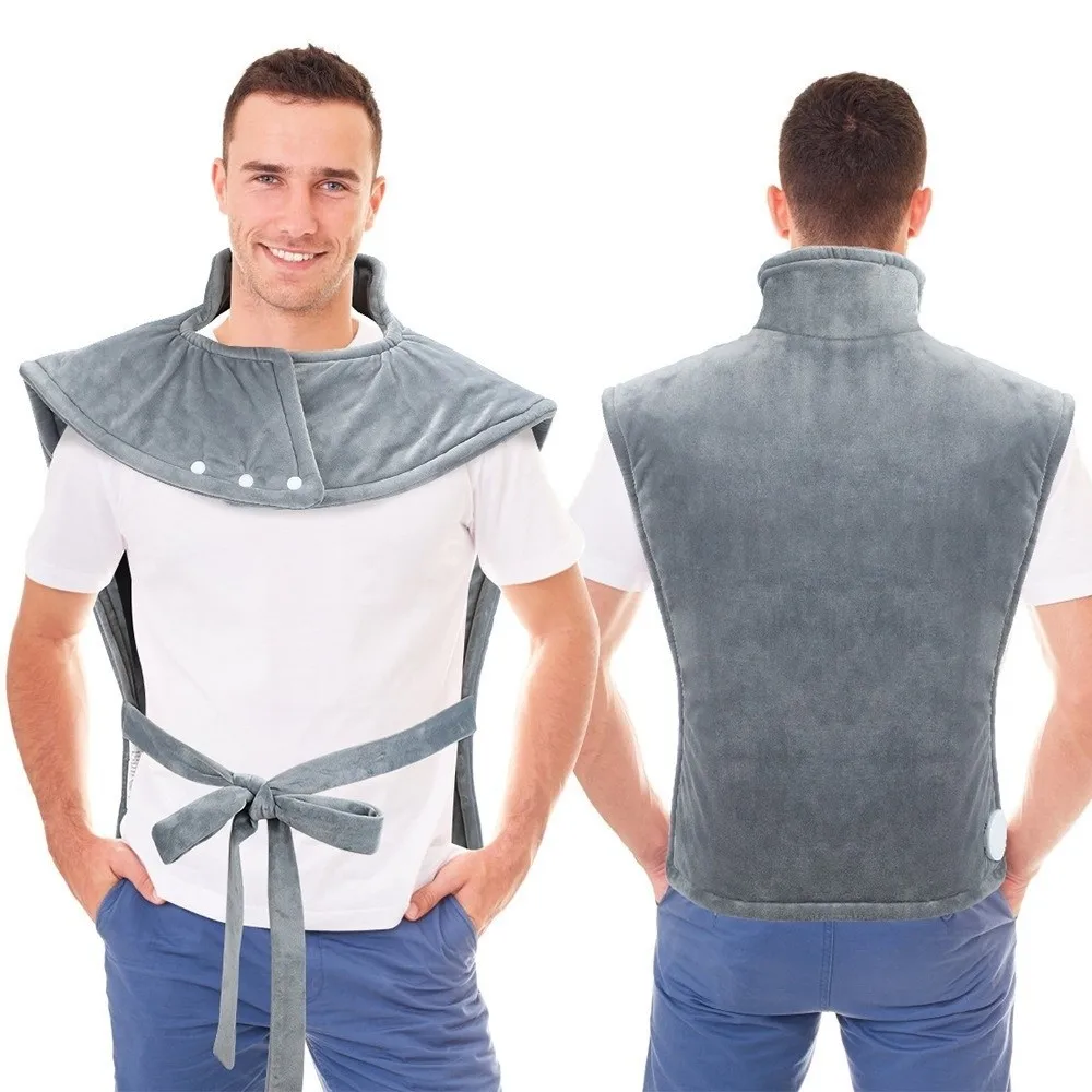 

Rapid Warmth Electric Heating Pad Washable Thick Warm Heated Shawl Intelligent Timing Nine Temperature Adjustment