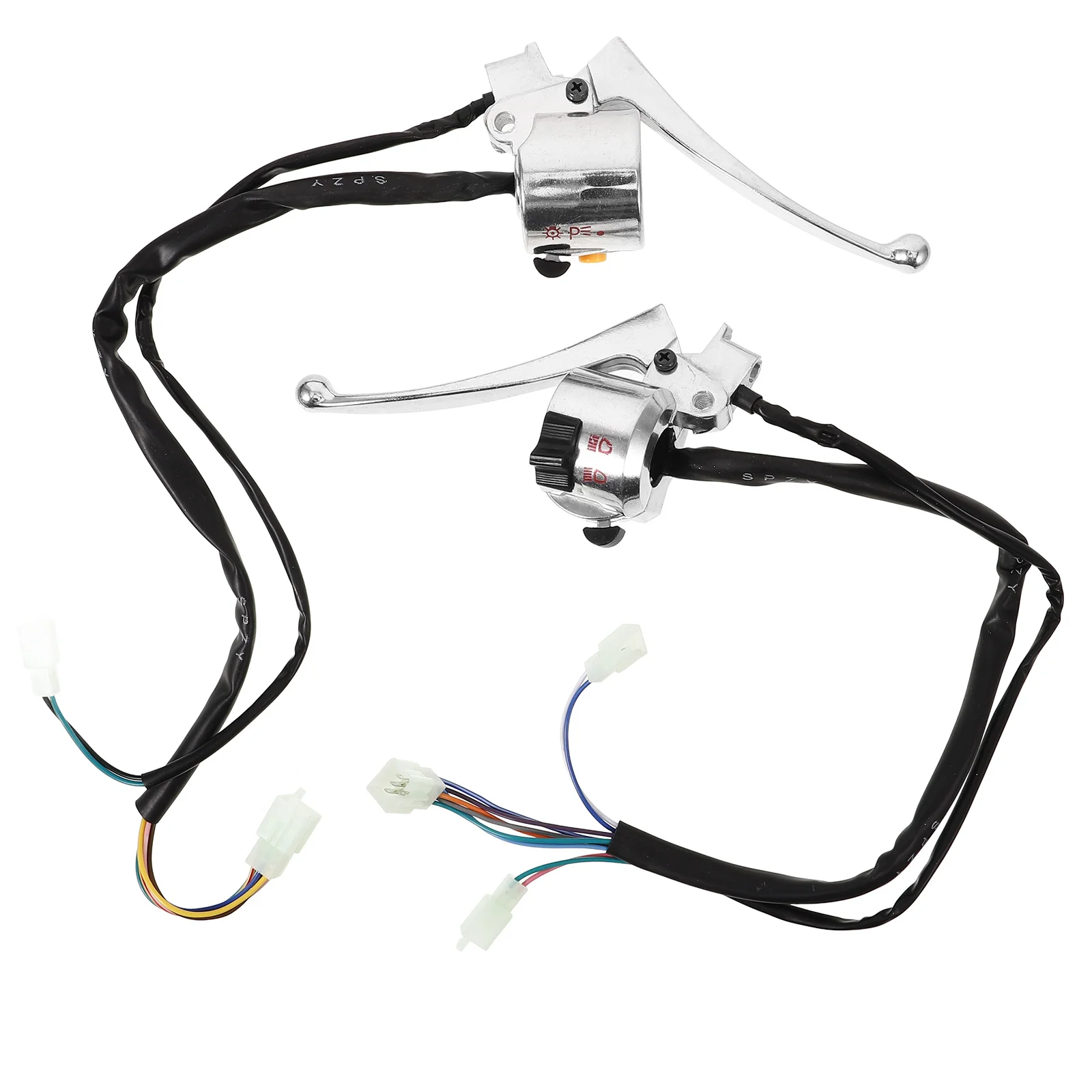 

1 Pair Motorcycle Lever Switch Universal Motorbike Lever Handle Replacement Scooter Clutch Brake Durable Aluminum Alloy